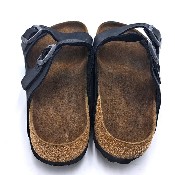 Birkenstock  Arizona Sfb Black Oil - Size 12 - Picture 2 of 14